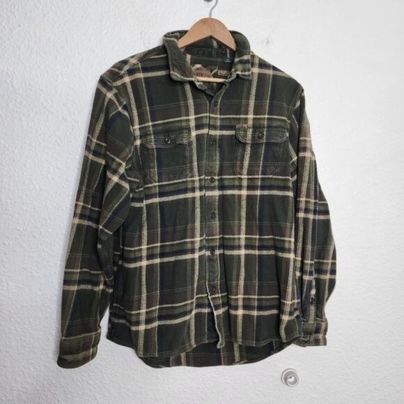Orvis Other - Orvis Big Bear Heavyweight Double Brushed Flannel Button Down Men's Size Large